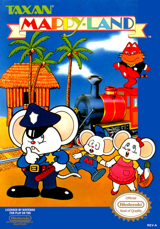 Mappy-Land (USA, Europe) (Virtual Console) box art